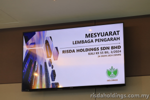 Mesyuarat Ahli Lembaga Pengarah RISDA Holdings Sdn Bhd Kali Ke 55 Bil 2/2024